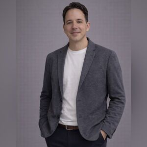 (Like New-Used) Zara Charcoal Wool Blazer for Man